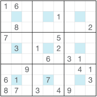 Sudoku à points centraux