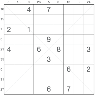 Sudoku sandwich diagonal