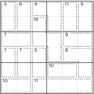 Sudoku Tueur Anti-Roi 6x6