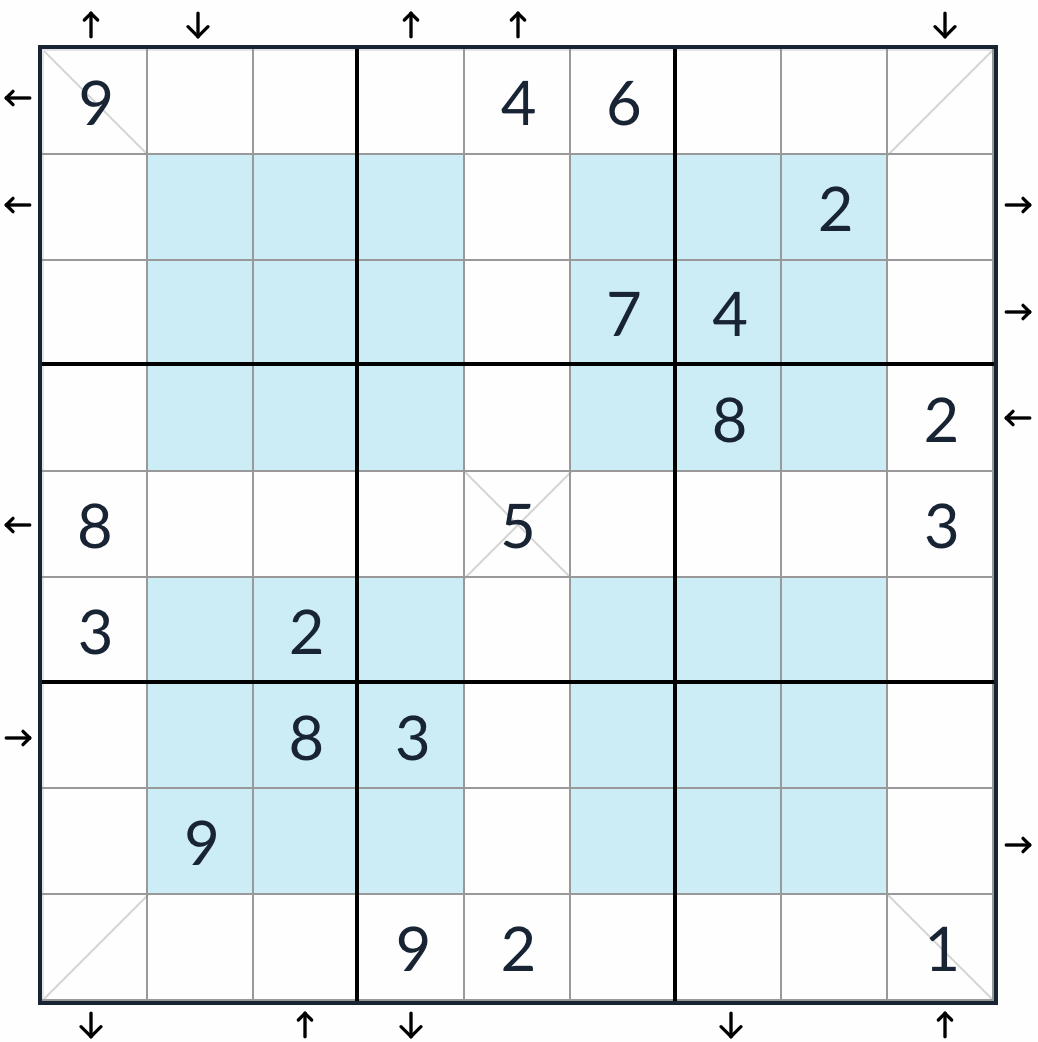 Hyper Rossini Anti-King Sudoku