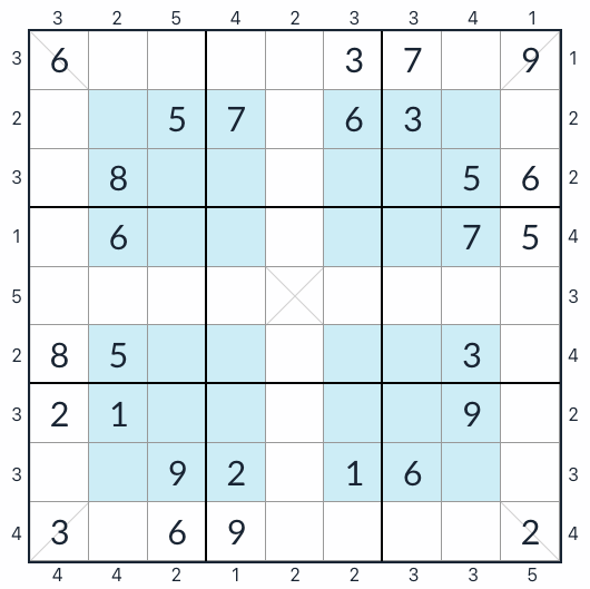 Gratte-ciel hyper diagonal sudoku
