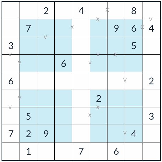 Anti-Knight Hyper XV Sudoku